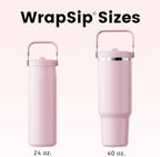 Fjbottle WrapSip 24 oz Insulated Tumbler with Flip Straw and Handle - Image 4