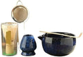 6PCS Matcha Tea Set Ceramic Bowl Whisk Scoop Teaspoon Sifter(6PCS-B04) by Unknown
