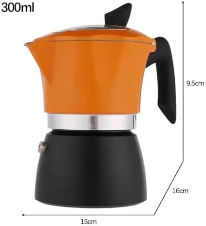 Classic Aluminum Moka Pot Stovetop Espresso Maker for Home Office Camping - Image 2