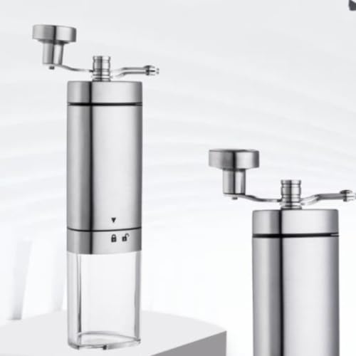 Cabilock Manual Coffee Bean Grinder with Triangle Handle, Stainless Steel - Image 3