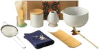 4/7Pcs Matcha Tea Set Bamboo Whisk Scoop Glass Bowl Traditional Indoor Handmade Tea-making Tools Kit(18) by Unknown