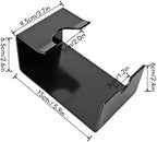 Bottomless Handle Ear Bracket,Bottomless Portafilter Wall Rack,Coffee Bottomless Portafilter Rack, Portafilter Rack Shelf (Black) - Image 2