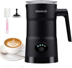Electric Milk Frother, 4 in 1 Milk Steamer, 11.8oz/350ml Automatic Warm and Cold Foam Maker, Milk Warmer for Latte, Cappuccinos, Macchiato, Hot Chocolate, Coffee, Matte Black by SMANGPERCoffee