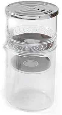 Cold Brew Coffee Maker Glass, 300ml Slow Drip Iced Coffee Maker with Borosilicate Glass and 304 Stainless Steel, Uniform Dripping, for Home Office Travel Tea - Image 2