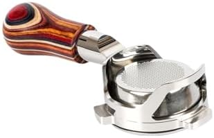54mm Stainless Steel Espresso Naked Bottomless Portafilter，Compatible For Breville，820/840/870/875/880/450/550 Barista Replacement Accessory(Colour wood C) by Unknown