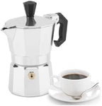 Aluminum Moka Pot 50-450ml Stovetop Espresso Maker Home Office Use - Image 2