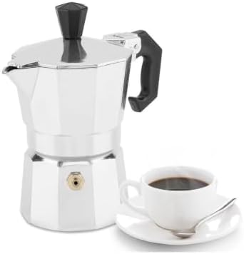Aluminum Moka Pot 50-450ml Stovetop Espresso Maker Home Office Use - Image 2