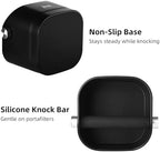 Espresso Knock Box - Bincoo Espresso Machine Knock Box/Espresso Grounds Knock Box, Barista Style Coffee Knock Box for Grounds with Removable Shock-Absorbent Knock Bar and Anti-Slip Base. (yellow) - Image 6