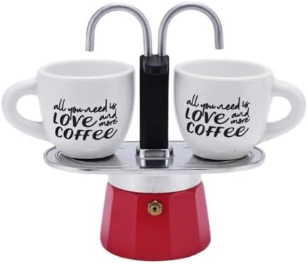 2-Cup Aluminum Moka Pot Stovetop Espresso Maker for Home Camping Italian - Image 2