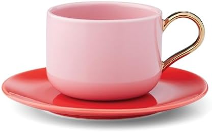 kate spade new york Make It Pop Cup & Saucer Set, 1.30, Pink by Unknown