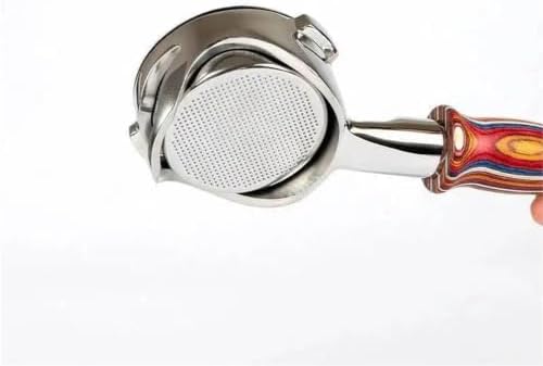 58MM Coffee Machine Portafilter Handle,Compatible With Gaggia,Coffee Machine Modified Handle Filter Bottomless Hollow Portafilter Stainless Steel Filter(58mm-grey) - Image 7