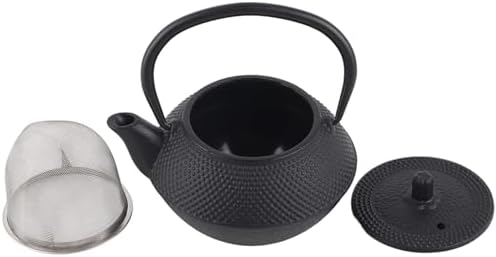 Cast Iron Teapot 0.3L with Strainer, Small Tea Kettle - Image 6
