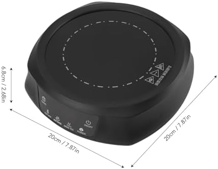 Portable Electric Hot Plate, 800W Ceramic Stove, 5 Inch (Black) - Image 7