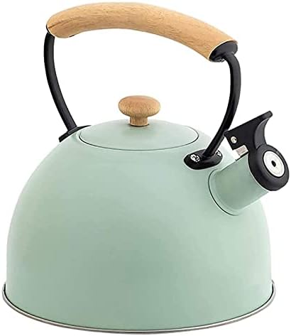 Stovetop Teapot For Home And Restaurant 3L Stainless Steel Whistling Kettle Stove Top Tea Teapot With Ergonomic Handle by Unknown