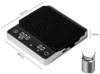 Baoblaze Coffee Scale Digital Scale with Timer Kitchen Scale Espresso Scale Pour Over Scale Compact Profile with Raised Non Slip Surface Suitable for Home - Image 4