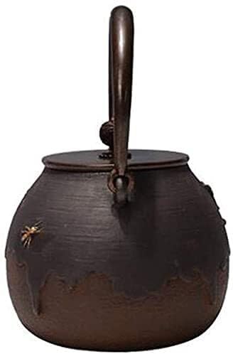 Cast Iron Tetsubin Teapot 1400ml Japanese Tea Kettle With Iron Handle, Health-Enhancing Large Tea Pot For Brewing - Image 6