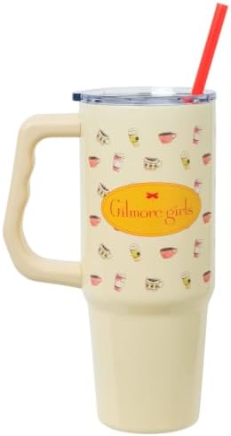 Silver Buffalo Gilmore Girls Luke's Pattern, Stainless Steel Tumbler, 30oz - Image 3