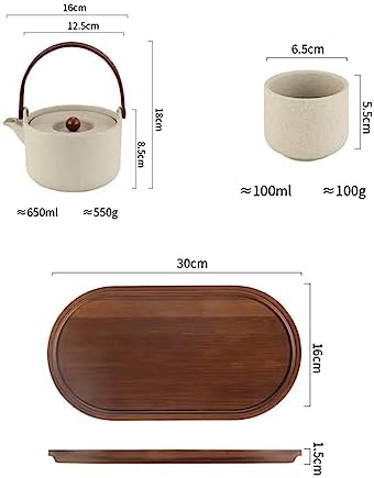 Water Pitcher Ceramic Cold Water Cup teapot Tea Separation Large teapot Home Office Health Pot Tea Set Water Jug - Image 2