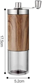 Compatible For Wood Grain Manual Coffee Grinder Accessories - Image 4