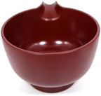 Japanese Lipped Tea Bowl for Matcha, Made of Resin, Non-breakable Dishwasher Compatible, Made in Japan, Red Color - Image 3