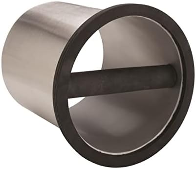 Rattleware Open Bottom Stainless Steel Knock Box Chute with Rubber Bar by rattleware