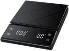 Precise Digital Coffee Scale with Timer – 3kg/0.1g Electronic Balance for Kitchen and Pour Over(Black) by Unknown