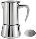 Stainless Steel Stovetop Espresso Maker with Reducer (6 Cups) by Natier