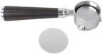 51mm Bottomless Portafilter 3 Ears Fits for Gevi 51mm 3 Ears Grouphead, for Mr. Coffee Espresso and Cappuccino Machine, with Puck Screen, Double Shot Filter Basket by Neuroquill