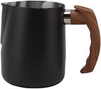 Milk Frothing Pitcher, Stainless Steel Frother Cup with Scale, Coffee Foam Steaming Pitcher for Cafe Kitchen Machines Cappuccino Latte (1000ml) by Unknown