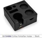 54mm Coffee Bottomless Portafilter Naked，Compatible For Breville，Sage 870/878/879 Filter Basket Espresso Machine Barista Accessory(54mm Tamper holder) - Image 2