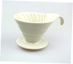 Ceramic Coffee Dripper Cup with Filter Paper, Manual Brewing Xmas - Image 2