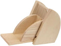 Decorative Coffee Filter Stand Large Capacity Wood Holder by Unknown