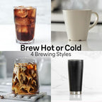 Braun MultiServe Plus 10-Cup Drip Coffee Maker - Hot & Cold Multi-Serve Brewer with Programmable Timer and Auto Start, Over Ice Function, Stainless Steel & Pod-Free Design, KF9270SI - Image 5