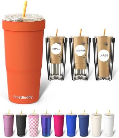 Frost Buddy Togo Buddy 30oz Tumbler - Insulated Stainless Steel (Orange) by FrostBuddy