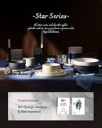 famiware Coffee Mug Set of 6, Star 12 oz Ceramic Mugs Cups Set with Handle - Image 7