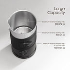 Electric Milk Frother 4-in-1 Hot & Cold Foam Maker 350ml Automatic Milk Warmer for Cappuccino Latte Coffee Hot Chocolate US Plug - Image 3