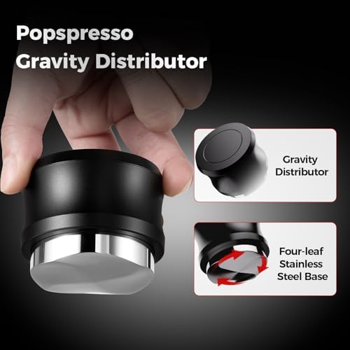 53.3mm V1 Espresso Gravity Distributor, Self-leveling Height Coffee Distributor Tool, Coffee Leveler Tool for 53mm/54mm Machine Portafilters - Image 2