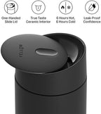 Fellow Carter Slide Ceramic Lined Travel Mug 12 oz, Coffee, One-Handed Lid - Image 2