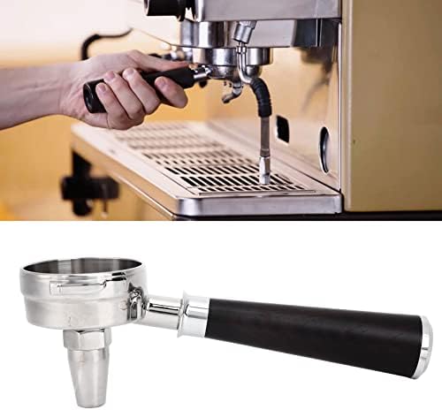58mm Coffee Single Spout Portafilter, Coffee Portafilter by with Stainless Steel portafilters and Solid Wooden Handle, Coffee Machine Filter Coffee Machine Replacement Parts - Image 2