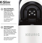 Keurig K-Slim Single Serve K-Cup Pod Coffee Maker, Featuring Simple Push Button Controls and MultiStream Technology, White - Image 4