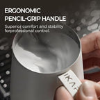 IKAPE Milk Frothing Pitcher 15.2oz Milk Frother Cup Espresso Milk Frothing Pitcher Stainless Steel Frothing Pitcher for Latte Art, Black - Image 6