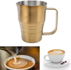 Milk Frothing Pitcher, 304 Stainless Steel Steaming Pitchers Milk Coffee Cappuccino Latte Art Barista Steam Pitchers Milk Jug Cup, Espresso Steaming Pitchers Christmas Gifts - Image 7