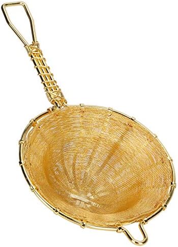 Pure Copper Tea Infuser Strainer, Reusable Loose Leaf Teapot Filter with Double Layer Fine Mesh Design for Home and Office Use - Image 3