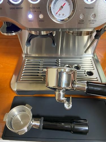 54mm Double Spout Portafilter - Compatible with Breville Barista Express, Bambino, Infuser, Duo Espresso Machines - Double Shot Filter Basket - Plastic - Image 7