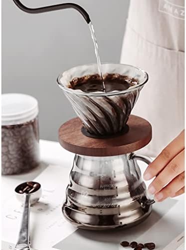 JITEM Cafetera Long Spout Pot Ice Dripper Maker Manual Household Drip Coffee Hand-Brewed Cold Brew Pot with Filter Tabletop Coffee Maker for Coffee or Tea - Image 3