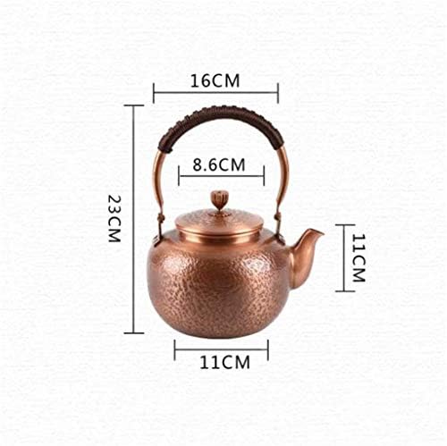 Japanese Cast Iron Tetsubin Teapot Teapot Handmade Texture Copper Pot 1200ml Cast Iron Tea Kettle Non-Engraving Thickened Cast Copper Tea Pots Tea Set Tea Accessories - Image 5