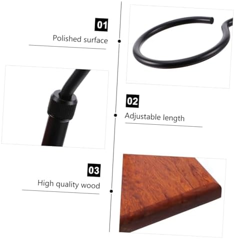 Wooden Base Adjustable Coffee Dripper Stand for Pour-over Brewing - Image 7