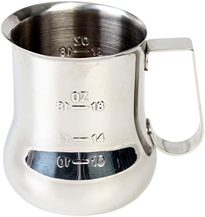 Thunder Group SLMP0024 Expresso Milk Pitcher 24 Oz. Capacity Engraved Measuring Scale by 9grace