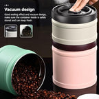 Vacuum Beans Jar 750Ml White Sealed Canister Airtight Spice Container Press-To-Close Food Storage for Coffee, Grains, and Snacks - Image 6