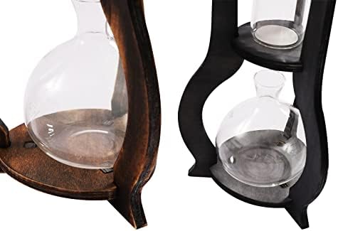 DNYSYSJ Iced Coffee Cold Brew Drip Tower 600ml Coffee Maker Ice Coffee Machine, 6-8 Cup (Brown) - Image 5